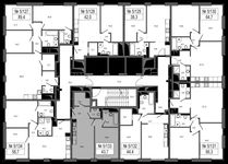 Планировка 1-комнатной квартиры, 43 м2