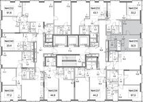 Планировка 1-комнатной квартиры, 32 м2