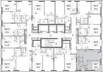 Планировка 1-комнатной квартиры, 42 м2
