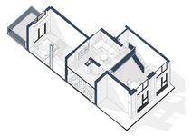 Планировка 1-комнатной квартиры, 78 м2
