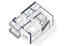 Планировка 3-комнатной квартиры, 109 м2