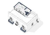 Планировка 2-комнатной квартиры, 132 м2