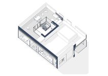 Планировка 2-комнатной квартиры, 122 м2