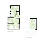 Планировка 2-комнатной квартиры, 135 м2