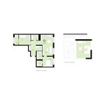 Планировка 2-комнатной квартиры, 136 м2
