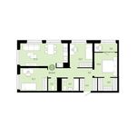 Планировка 3-комнатной квартиры, 82 м2