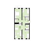Планировка 3-комнатной квартиры, 86 м2