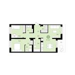 Планировка 2-комнатной квартиры, 81 м2