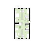 Планировка 3-комнатной квартиры, 85 м2