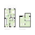 Планировка 2-комнатной квартиры, 139 м2