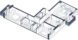 Планировка 3-комнатной квартиры, 94 м2
