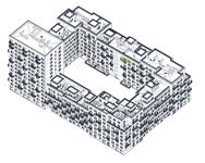Планировка 1-комнатной квартиры, 33 м2