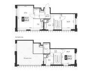 Планировка 3-комнатной квартиры, 104,3 м2