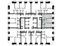 Планировка 2-комнатной квартиры, 56,7 м2