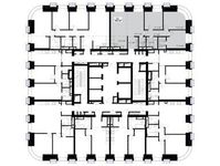 Планировка 3-комнатной квартиры, 88 м2