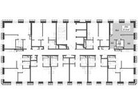 Планировка 2-комнатной квартиры, 37,8 м2